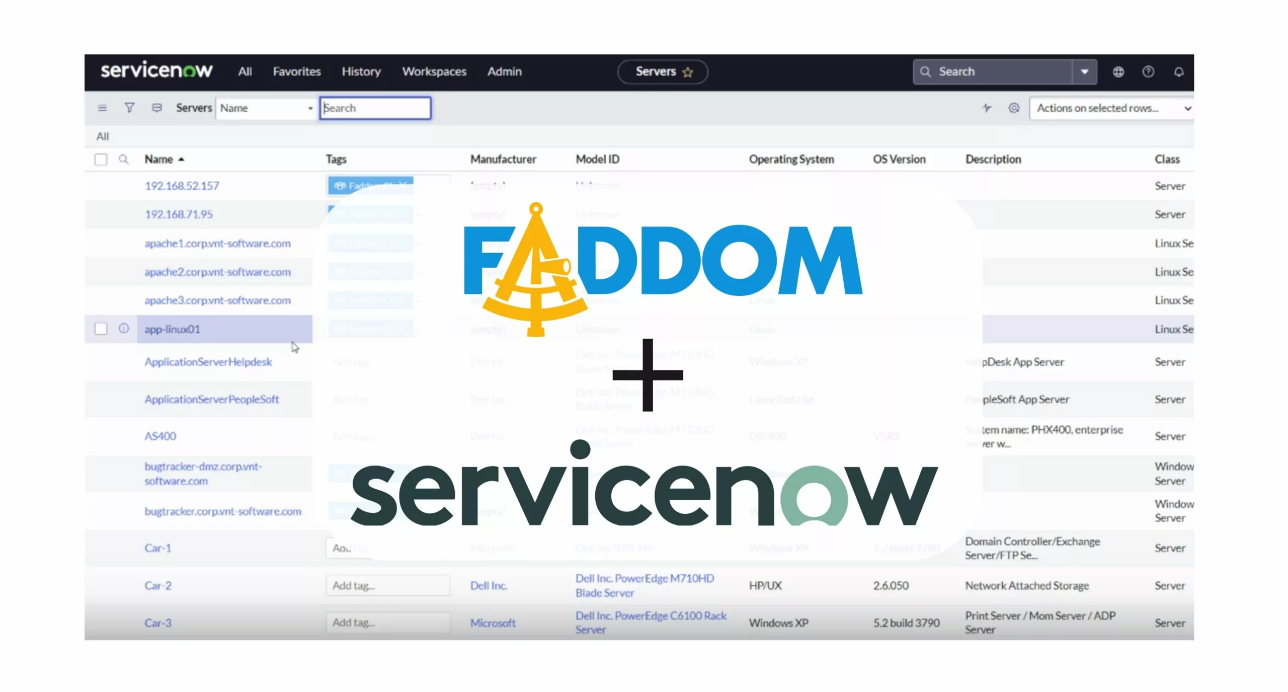 faddom servicenow